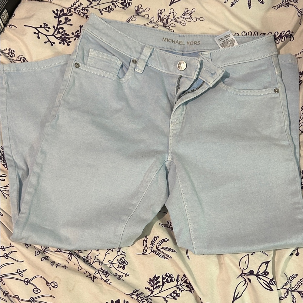 Michael Kors Sky Blue Denim Pants